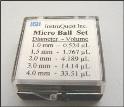 Micro Ball Calibration Set